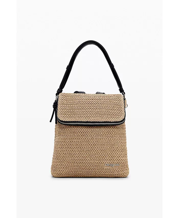 Женский маленький рюкзак из рафии Desigual, белый
Женский маленький рюкзак из рафии Desigual, белый