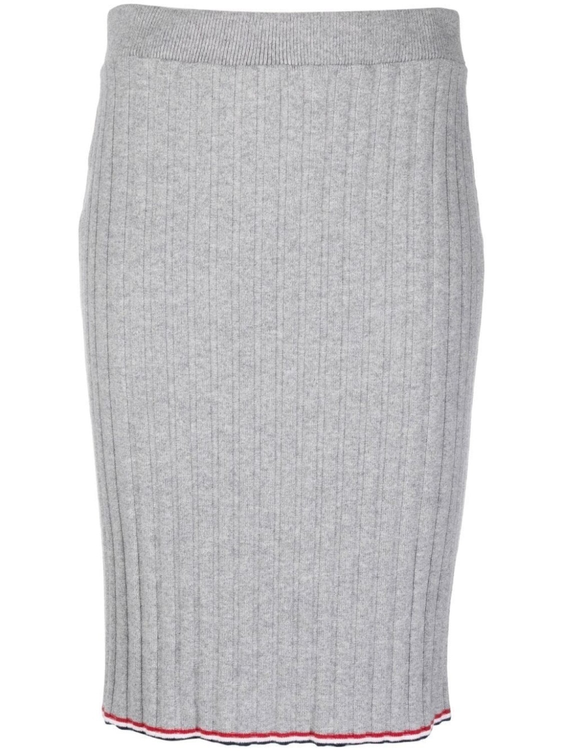 Thom Browne кашемировая юбка-карандаш в рубчик, серый
Thom Browne кашемировая юбка-карандаш в рубчик, серый