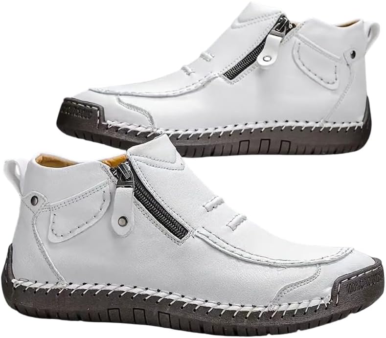 Кожаные ботильоны ручной работы, модный стиль, боковая молния, доступны в черном, белом и коричневом цветах, удобная повседневная обувь для прогулок Generic
Кожаные ботильоны ручной работы, модный стиль, боковая молния, доступны в черном, белом и коричневом цветах, удобная повседневная обувь для прогулок Generic