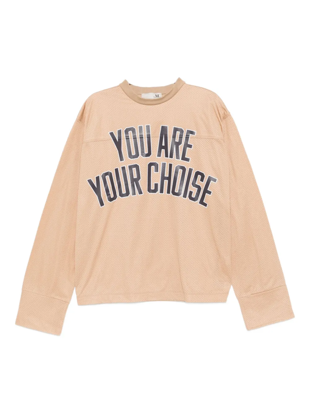 Футболка Jordan с сетчатыми вставками The M, нейтральный
Футболка Jordan с сетчатыми вставками The M, нейтральный