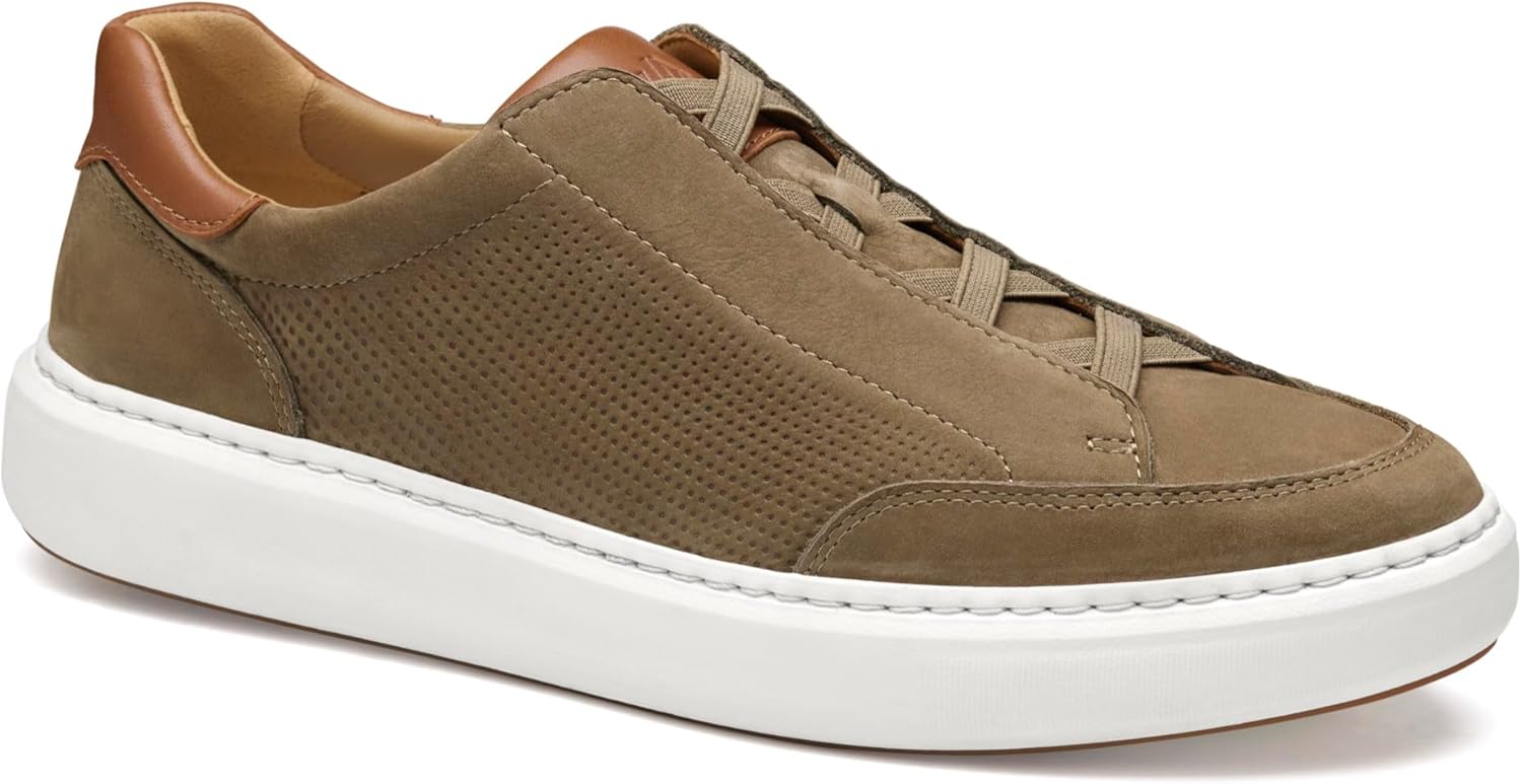 Мужские слипоны Johnston Murphy Anders с шнуровкой от носка до подошвы Johnston & Murphy, Taupe Nubuck
Мужские слипоны Johnston Murphy Anders с шнуровкой от носка до подошвы Johnston & Murphy, Taupe Nubuck