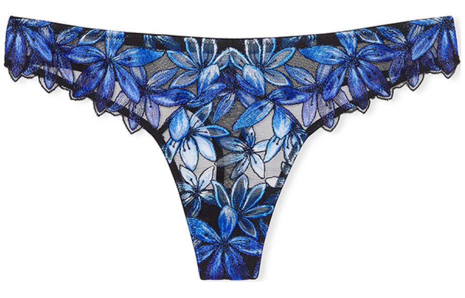 VICTORIA'S SECRET Трусы Женские 1 Штука Черно-Синий Цветочная Вышивка 
VICTORIA'S SECRET Трусы Женские 1 Штука Черно-Синий Цветочная Вышивка