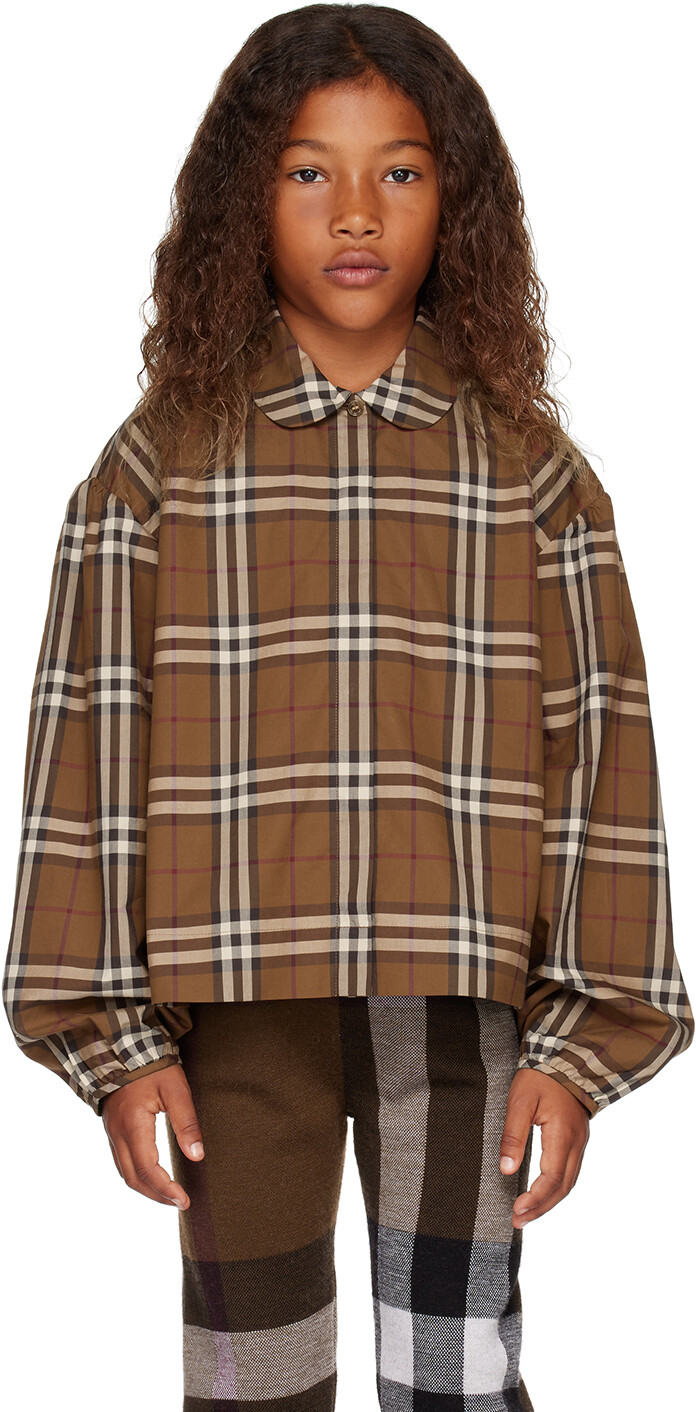 Детская коричневая блузка в клетку Burberry, Коричневый, Детская коричневая блузка в клетку Burberry
Детская коричневая блузка в клетку Burberry, Коричневый, Детская коричневая блузка в клетку Burberry