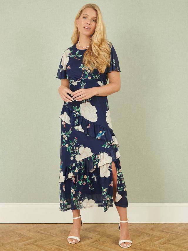 Миди-платье из сетки с птицами и цветочным рисунком Yumi, темно-синий
Миди-платье из сетки с птицами и цветочным рисунком Yumi, темно-синий