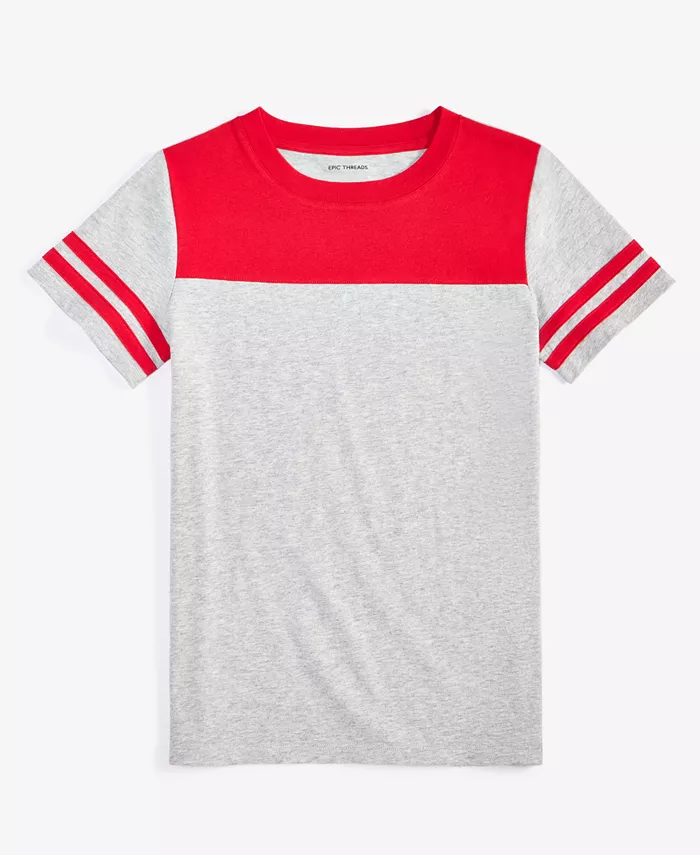 Футболка для мальчиков Little & Big с цветными блоками Epic Threads, красный
Футболка для мальчиков Little & Big с цветными блоками Epic Threads, красный