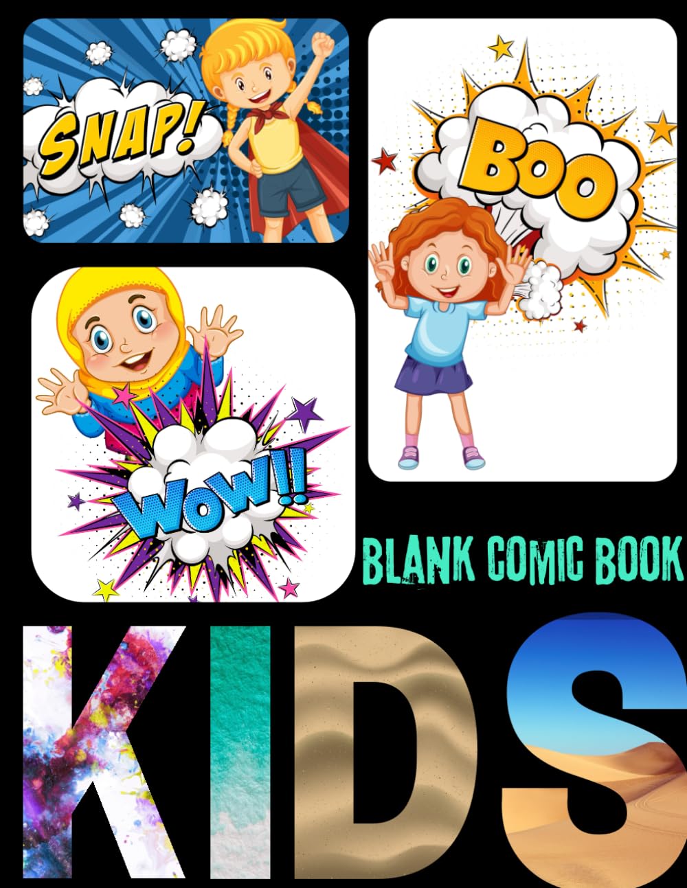 Blank Comic Book for Kids: Create your own Creative Journal with 100+ Fun Templates for Drawing and Storytelling: Inspire Creativity and Imagination - Perfect for Kids Ages 6-12 (Independently published)
Blank Comic Book for Kids: Create your own Creative Journal with 100+ Fun Templates for Drawing and Storytelling: Inspire Creativity and Imagination - Perfect for Kids Ages 6-12 (Independently published)
