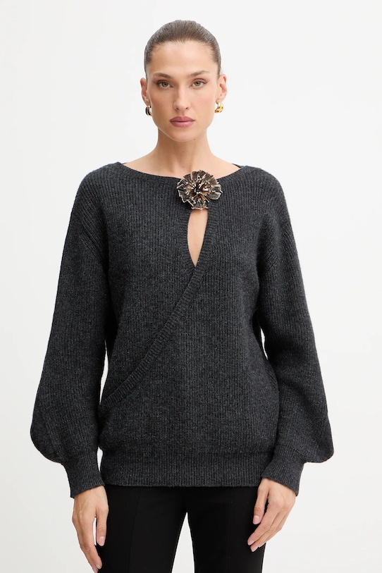 Свитер из смесовой шерсти Simona Corsellini, серый
Свитер из смесовой шерсти Simona Corsellini, серый