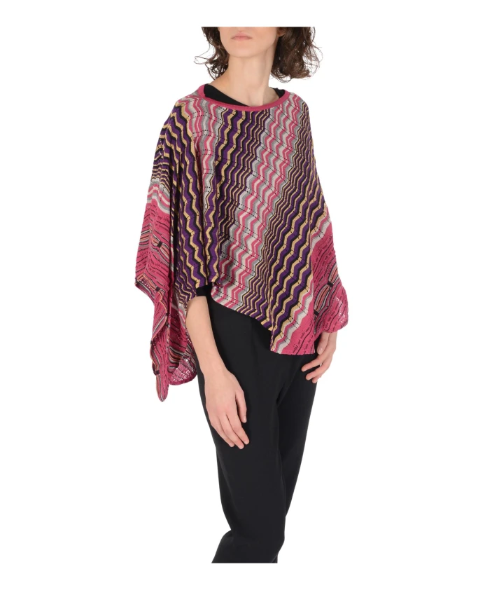 Яркое шерстяное пончо Missoni, мультиколор
Яркое шерстяное пончо Missoni, мультиколор