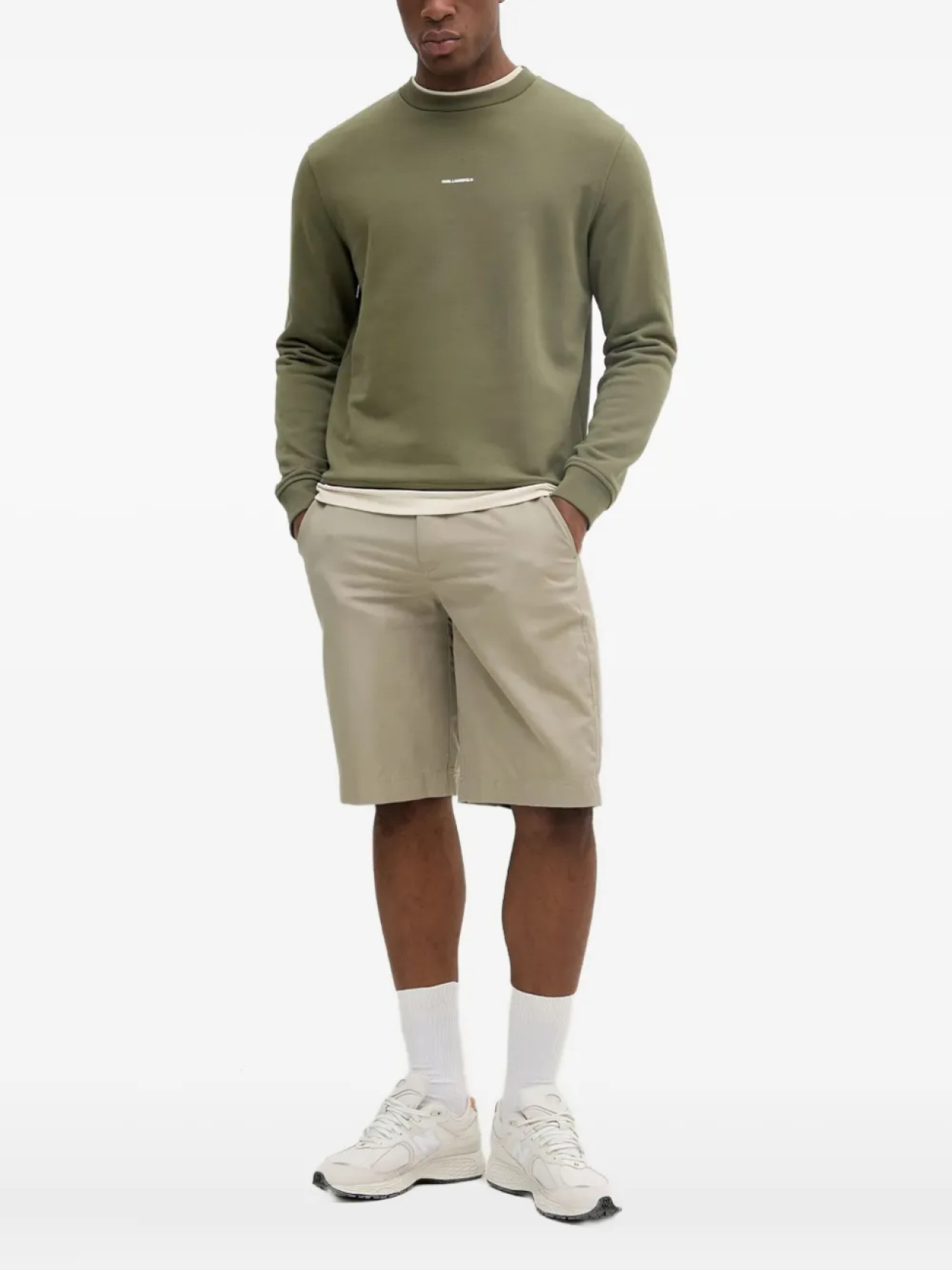 Толстовка с круглым вырезом и вышитым логотипом Karl Lagerfeld, зеленый
Толстовка с круглым вырезом и вышитым логотипом Karl Lagerfeld, зеленый