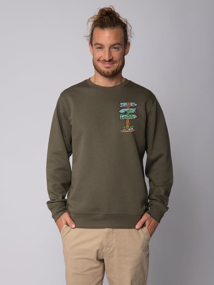 Толстовка wat Apparel Adventure is everywhere, хаки
Толстовка wat Apparel Adventure is everywhere, хаки