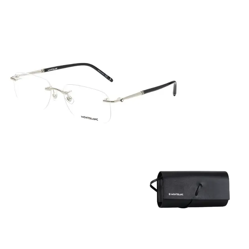 MONTBLANC Безободковая прямоугольная оправа для очков, Silver
MONTBLANC Безободковая прямоугольная оправа для очков, Silver