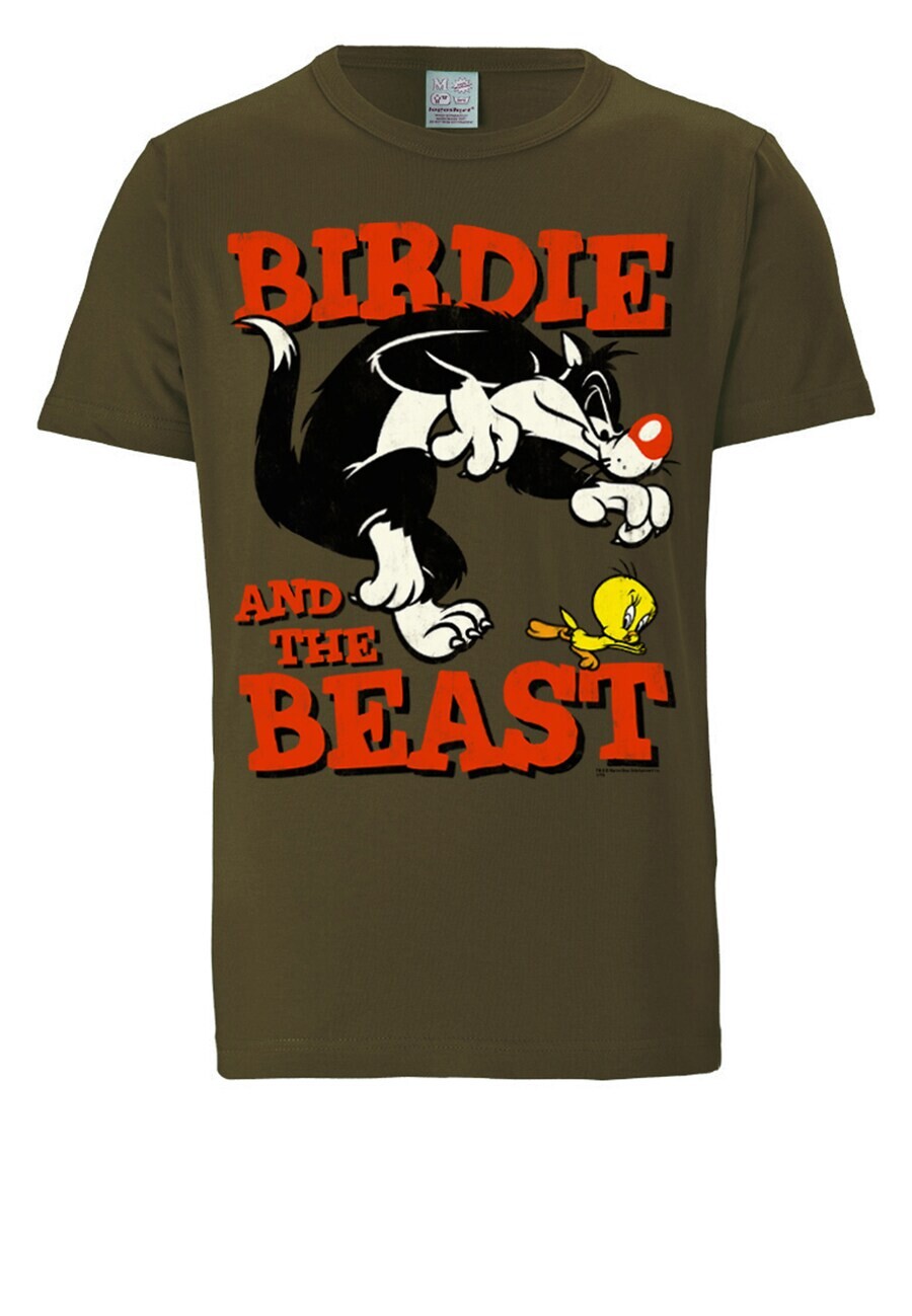 Классическая футболка LOGOSHIRT Shirt Looney Tunes – Sylvester & Tweety, оливковый
Классическая футболка LOGOSHIRT Shirt Looney Tunes – Sylvester & Tweety, оливковый