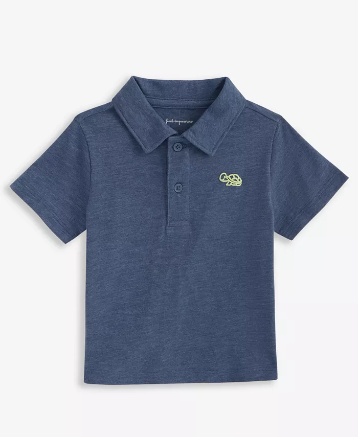 Детская поло для мальчиков с черепашкой First Impressions, синий
Детская поло для мальчиков с черепашкой First Impressions, синий