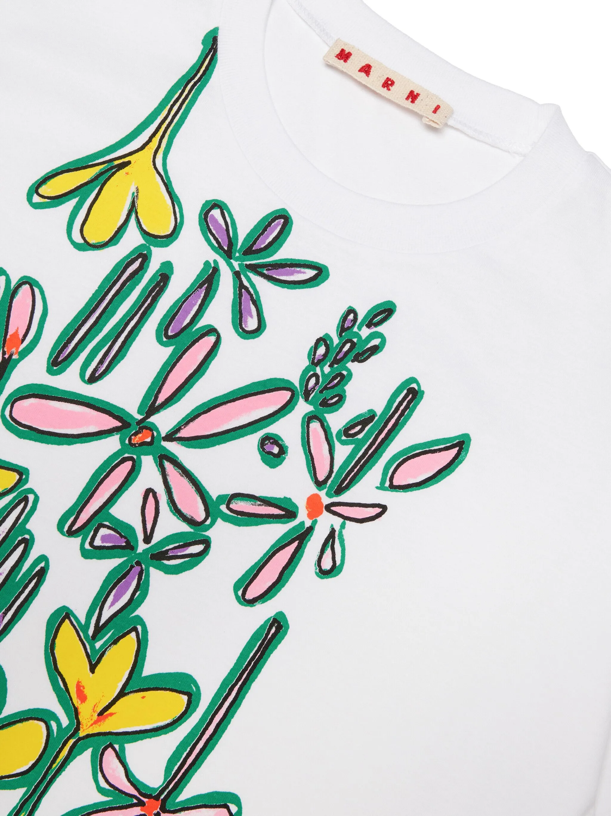 Платье Cover-up с графичным принтом Marni Kids, белый
Платье Cover-up с графичным принтом Marni Kids, белый