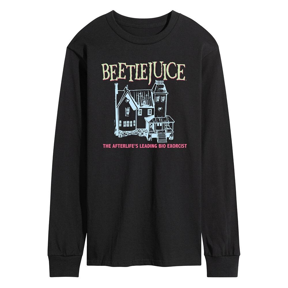 Мужская футболка с длинными рукавами и рисунком Beetlejuice House Licensed Character, черный
Мужская футболка с длинными рукавами и рисунком Beetlejuice House Licensed Character, черный