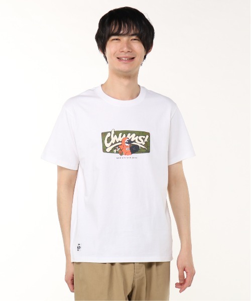 Футболка с коротким рукавом, принтом спереди и защитой от насекомых CHUMS, белый
Футболка с коротким рукавом, принтом спереди и защитой от насекомых CHUMS, белый