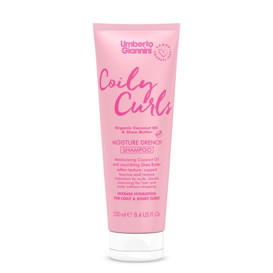 Шампунь coily curls moisture shampoo Umberto Giannini, объем 250 мл
Шампунь coily curls moisture shampoo Umberto Giannini, объем 250 мл