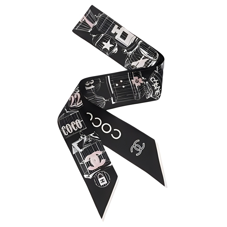 CHANEL Шелковая повязка для волос Women's Black
CHANEL Шелковая повязка для волос Women's Black