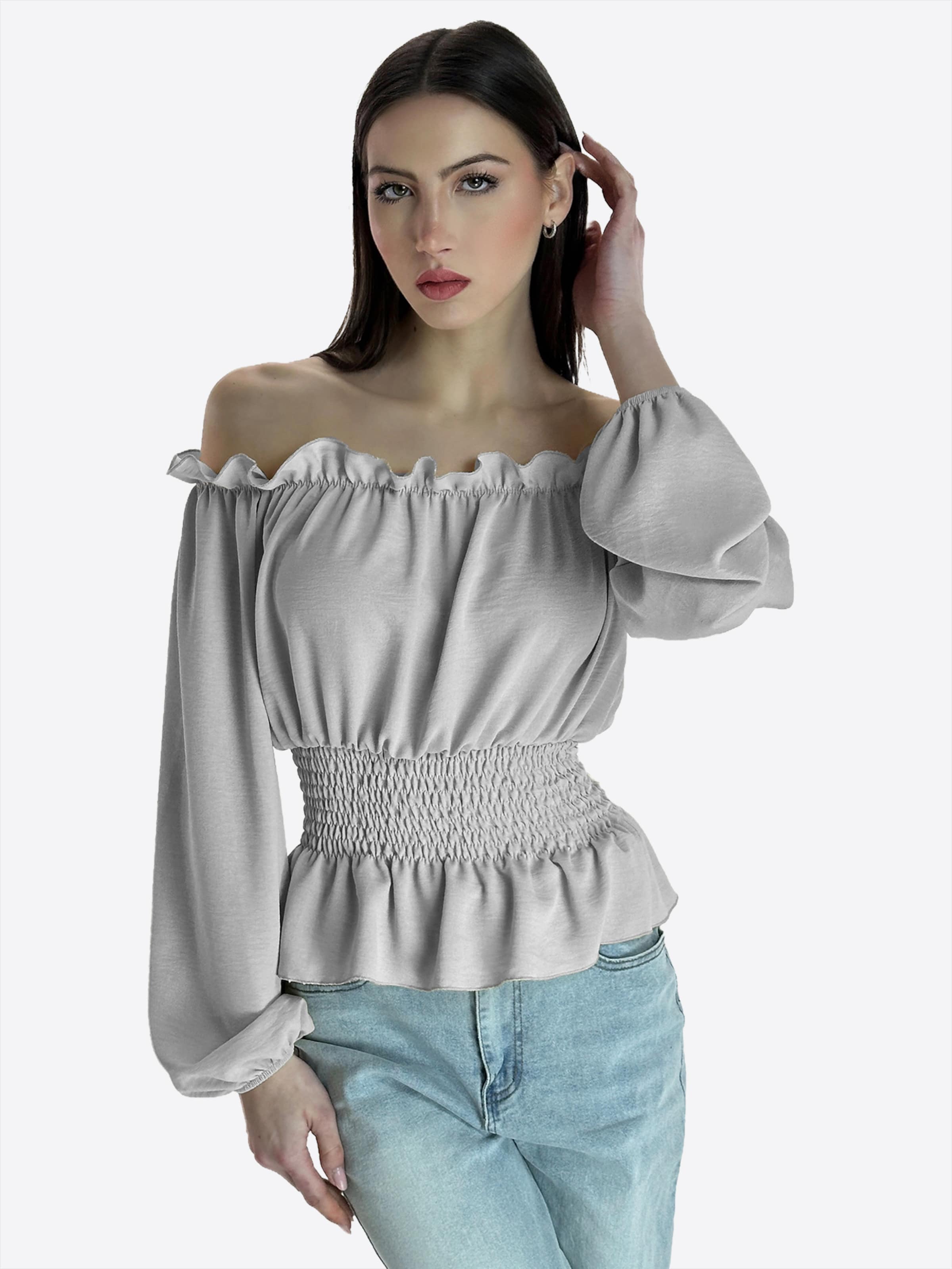 Elara Блузка в сером цвете
Elara Блузка в сером цвете