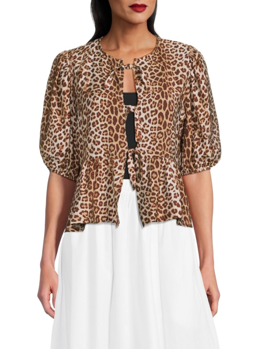 Блузка с завязкой спереди Renee C., цвет Mocha
Блузка с завязкой спереди Renee C., цвет Mocha