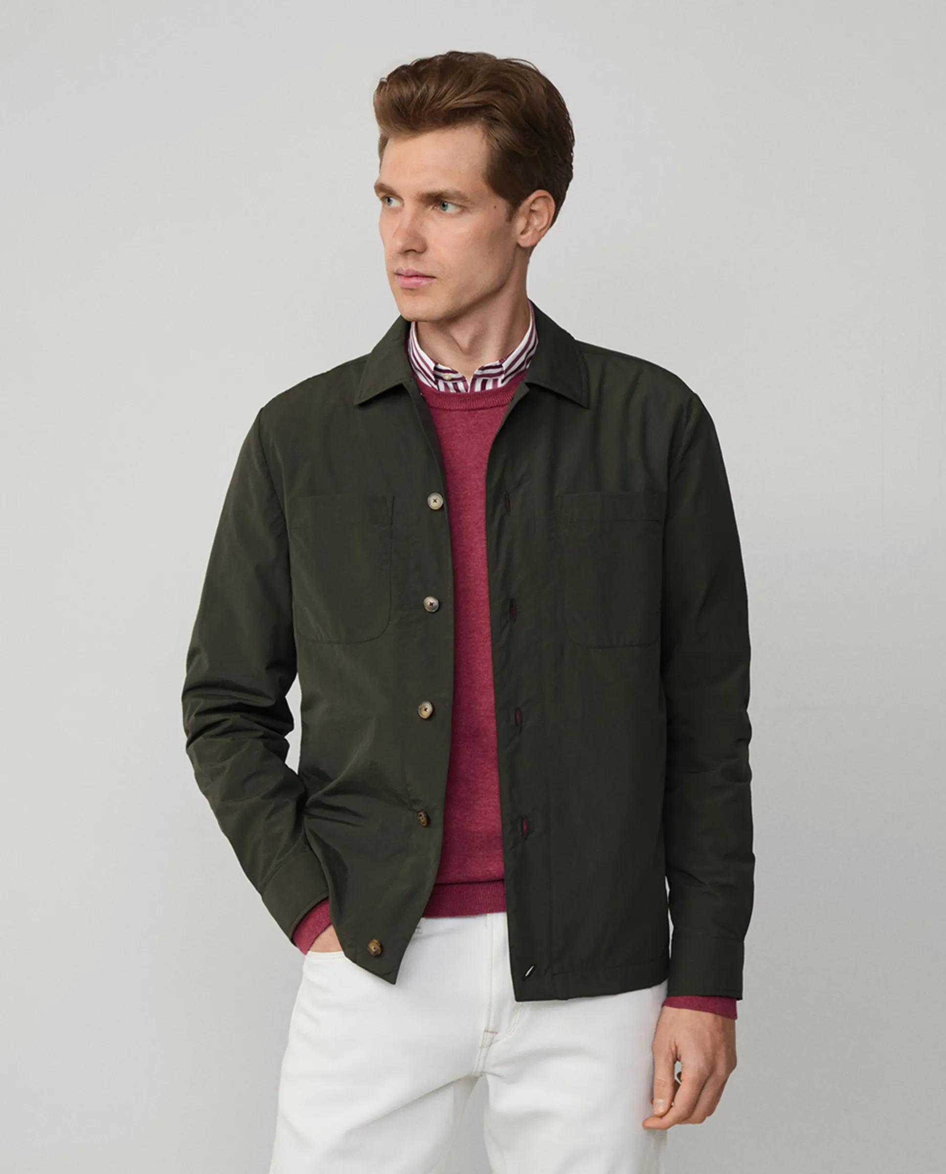 Мужская рубашка с пуговицами, водоотталкивающая Façonnable, темно-зеленый
Мужская рубашка с пуговицами, водоотталкивающая Façonnable, темно-зеленый