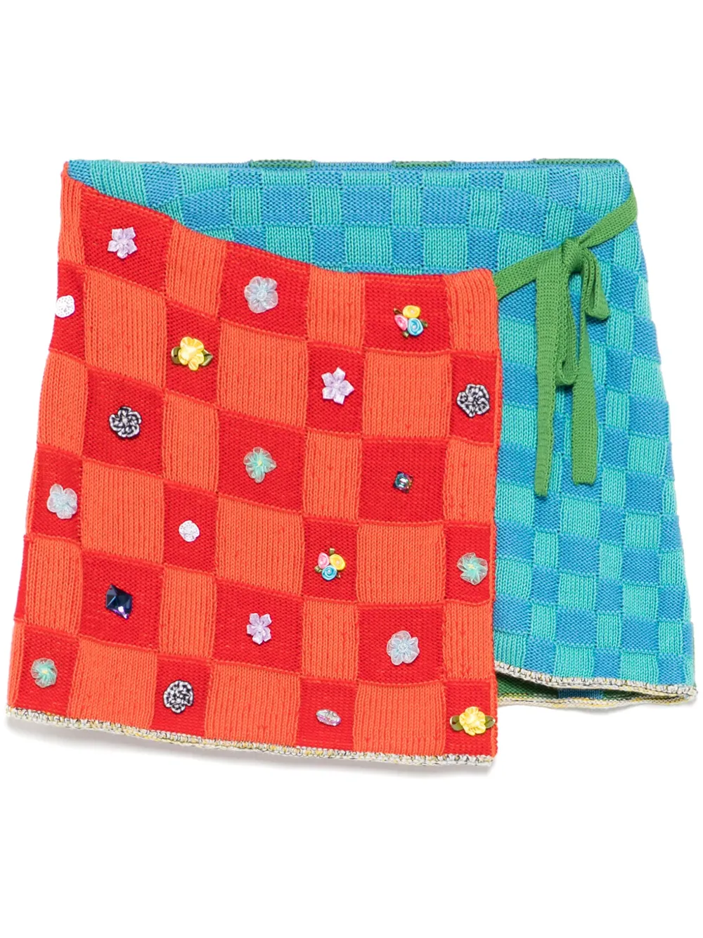 Декорированная юбка мини в клетку YANYAN KNITS, красный
Декорированная юбка мини в клетку YANYAN KNITS, красный