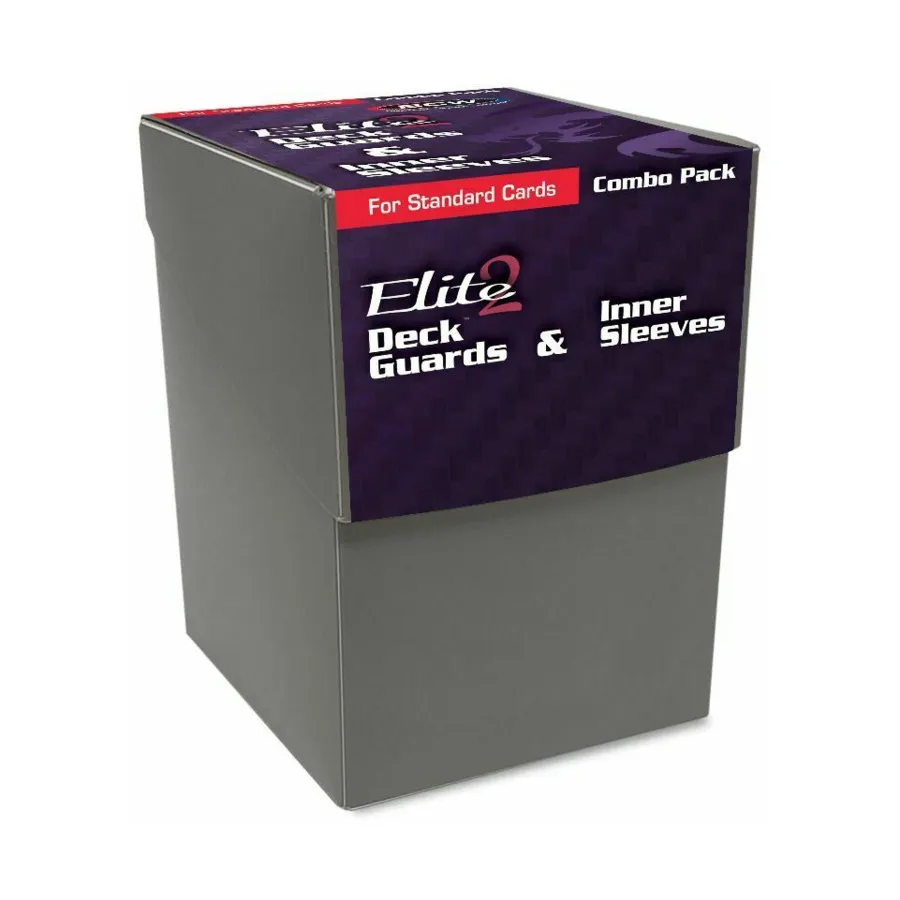 Комбинированный набор серого цвета — внутренние рукава и защита палубы Elite 2, Card Sleeves (BCW Supplies)
Комбинированный набор серого цвета — внутренние рукава и защита палубы Elite 2, Card Sleeves (BCW Supplies)