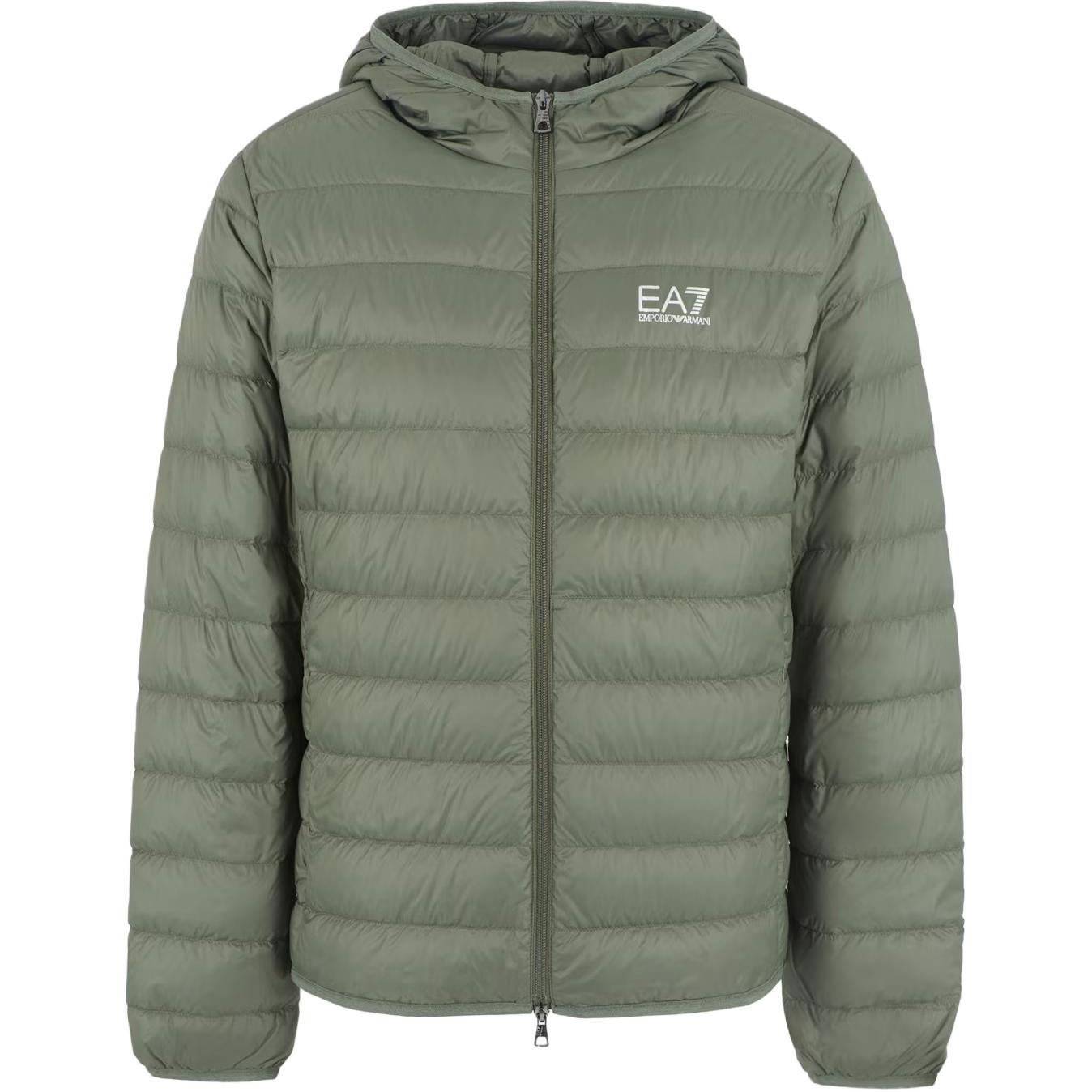 EMPORIO ARMANI Куртка пуховая EA7 мужская зеленая, Green 
EMPORIO ARMANI Куртка пуховая EA7 мужская зеленая, Green