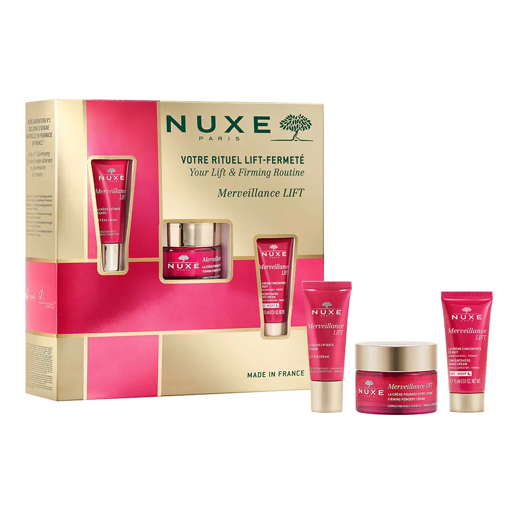 Крем для лица Merveillance lift estuche rutina antiedad lift-firmeza crema en polvo Nuxe, 3 шт.
Крем для лица Merveillance lift estuche rutina antiedad lift-firmeza crema en polvo Nuxe, 3 шт.