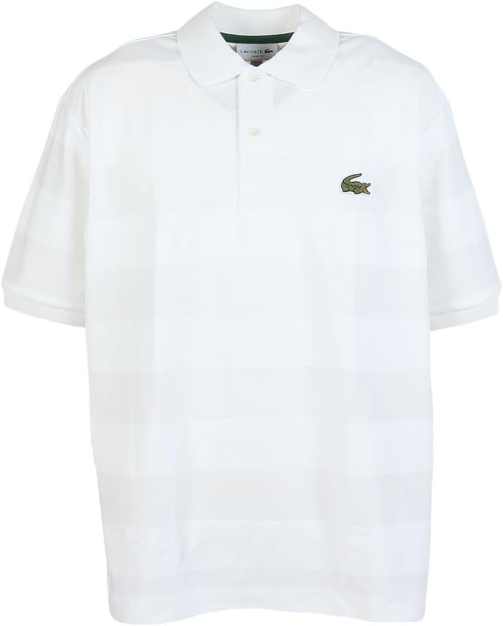 Мужская поло-рубашка Lacoste (официальная) из ткани в полоску, белый
Мужская поло-рубашка Lacoste (официальная) из ткани в полоску, белый