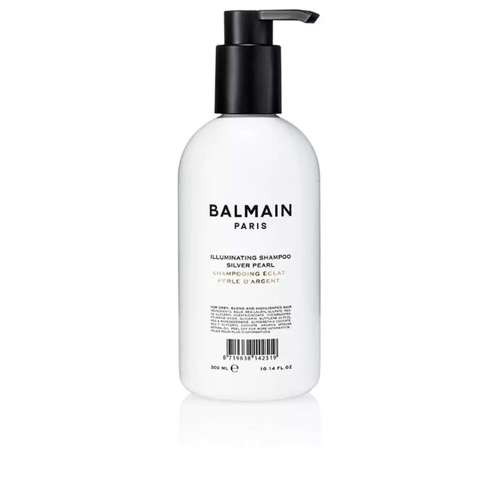 Шампунь Illuminating shampoo silver pearl Balmain Hair, 300 мл.
Шампунь Illuminating shampoo silver pearl Balmain Hair, 300 мл.