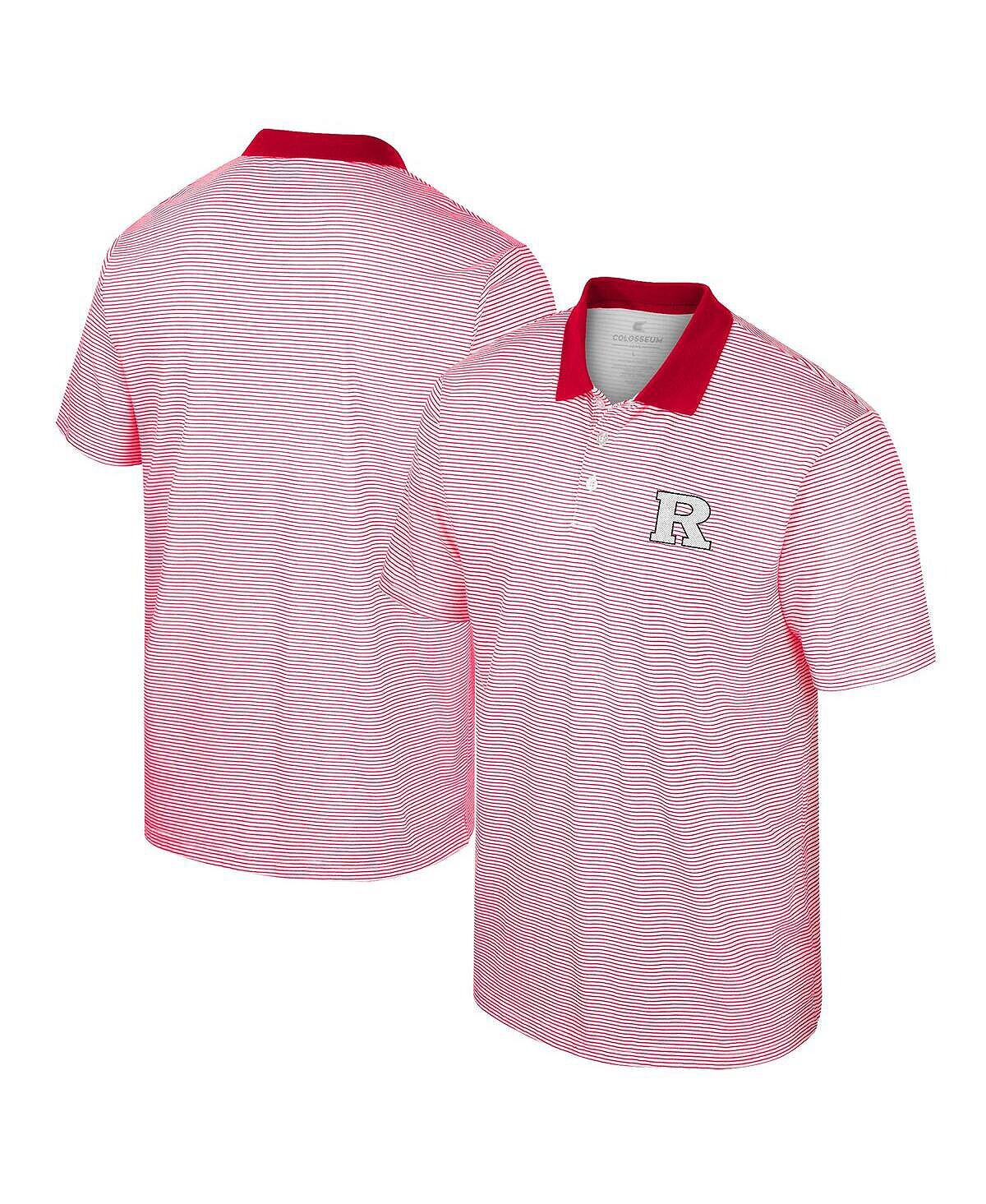 Мужская белая рубашка-поло в полоску с принтом Rutgers Scarlet Knights Scarlet Scarlet Colosseum
Мужская белая рубашка-поло в полоску с принтом Rutgers Scarlet Knights Scarlet Scarlet Colosseum