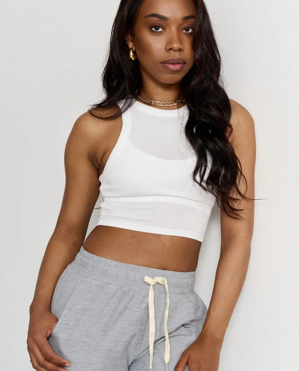 Женский спортивный топ из переработанной ткани Believe Athletics, белый
Женский спортивный топ из переработанной ткани Believe Athletics, белый