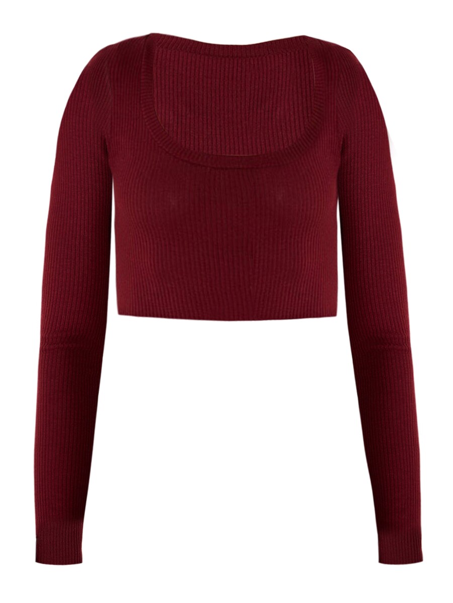 Блузка-боди No Matter What, рубиново-красный
Блузка-боди No Matter What, рубиново-красный