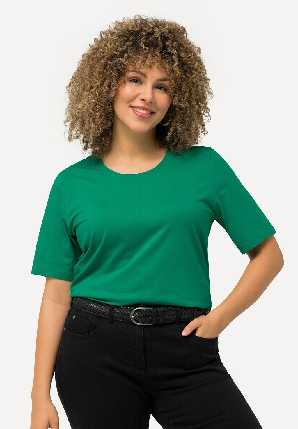 Базовая футболка RUNDHALSAUSSCHNITT HALBARM Ulla Popken, оливковый
Базовая футболка RUNDHALSAUSSCHNITT HALBARM Ulla Popken, оливковый