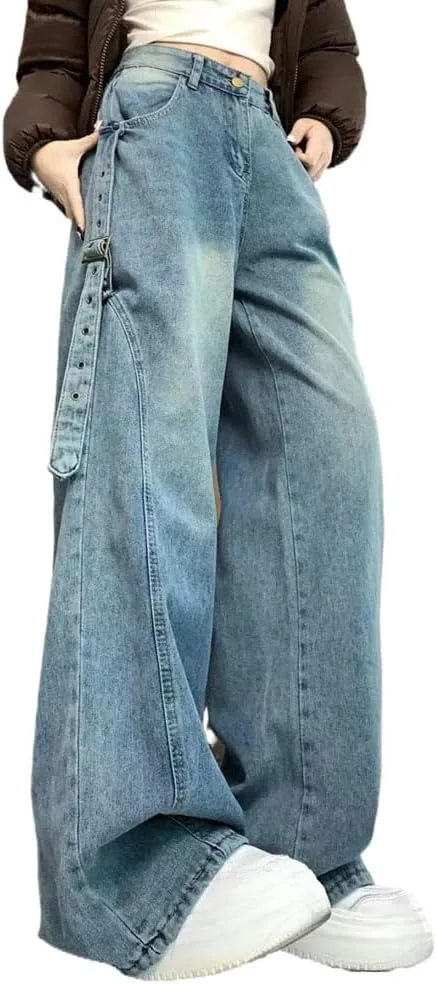 LAFOURAM Petite Jeans для женщин 5 FT Short Wide Leg Baggy Y2K Streetwear
LAFOURAM Petite Jeans для женщин 5 FT Short Wide Leg Baggy Y2K Streetwear