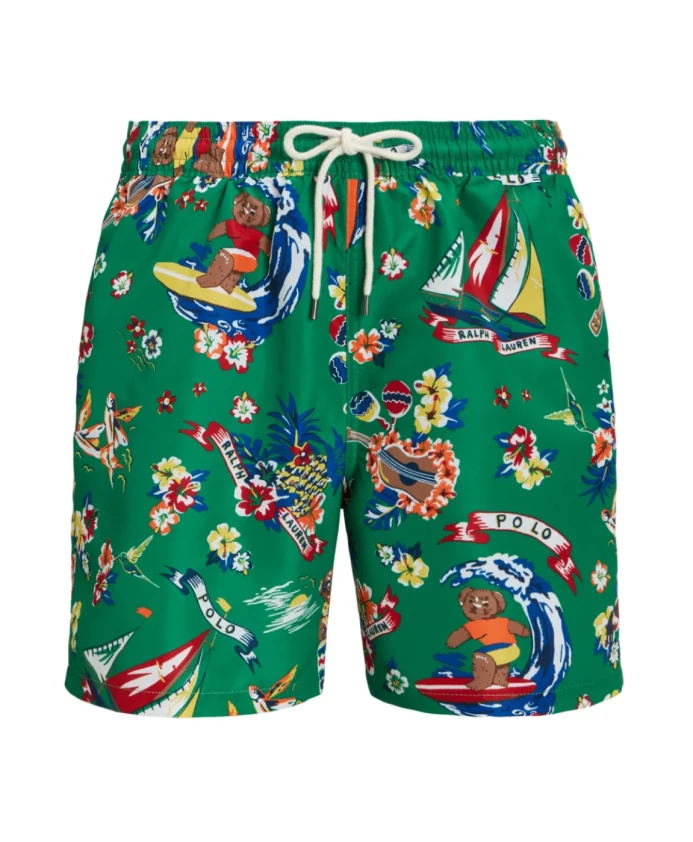 Плавки средней длины, модель Surfer bear traveler. Polo Ralph Lauren, зеленый
Плавки средней длины, модель Surfer bear traveler. Polo Ralph Lauren, зеленый