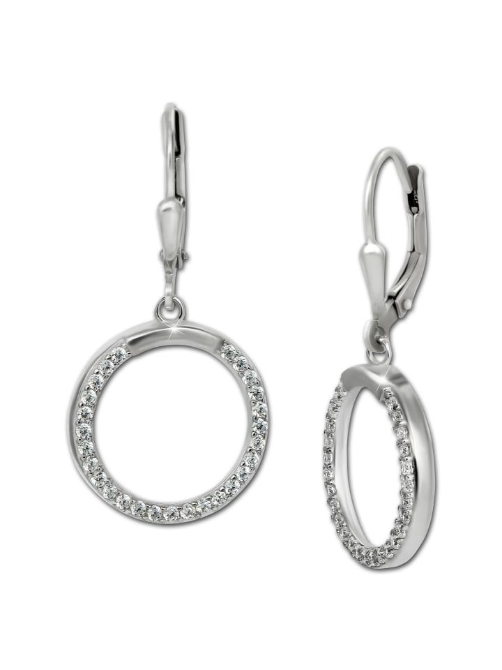 SilberDream Серьги из серебра 925 пробы, круглые, приблизительно 3,4 см
SilberDream Серьги из серебра 925 пробы, круглые, приблизительно 3,4 см