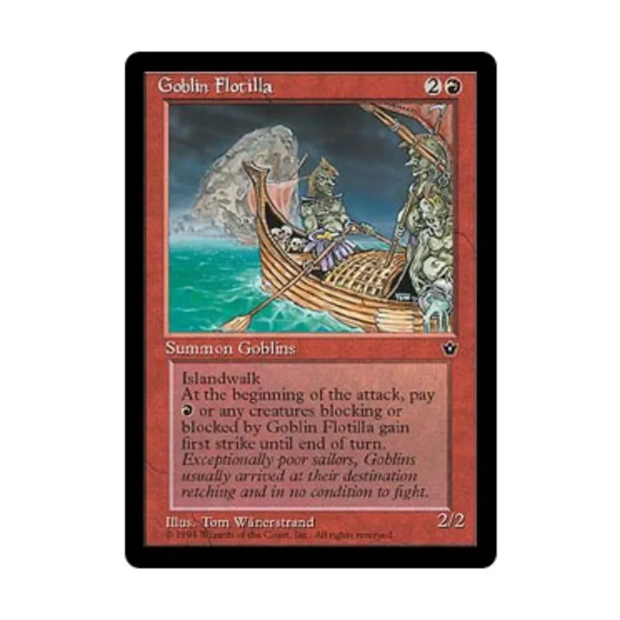 CCG Флотилия гоблинов (U1), MTG - Fallen Empires
CCG Флотилия гоблинов (U1), MTG - Fallen Empires