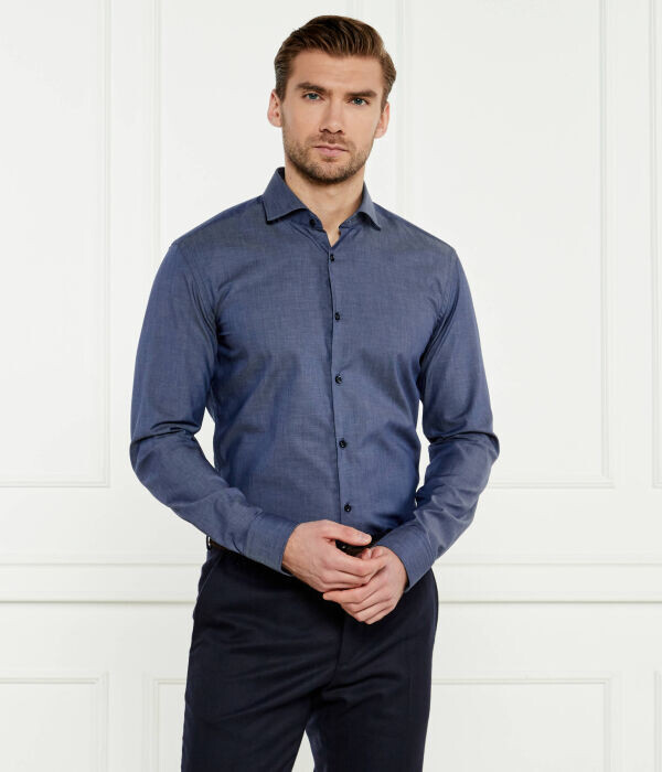Рубашка мужская Hugo Kason облегающего кроя, синий
Рубашка мужская Hugo Kason облегающего кроя, синий