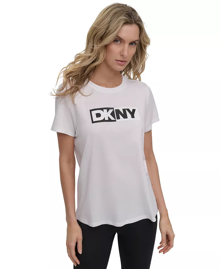 Женская футболка с цветными блоками и логотипом Crewneck DKNY, белый
Женская футболка с цветными блоками и логотипом Crewneck DKNY, белый