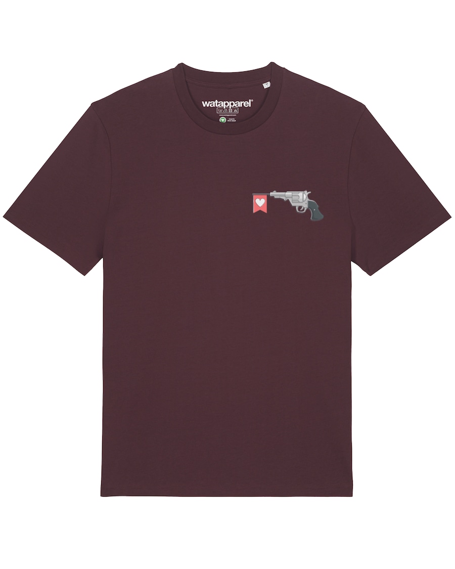 Рубашка Watapparel Make love not war, темно-красный
Рубашка Watapparel Make love not war, темно-красный