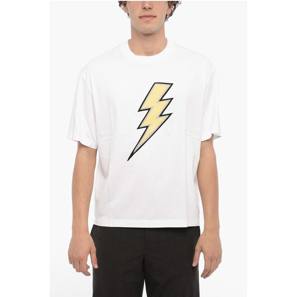 Футболка RAINBOLT облегающего кроя с круглым вырезом Neil Barrett, White
Футболка RAINBOLT облегающего кроя с круглым вырезом Neil Barrett, White