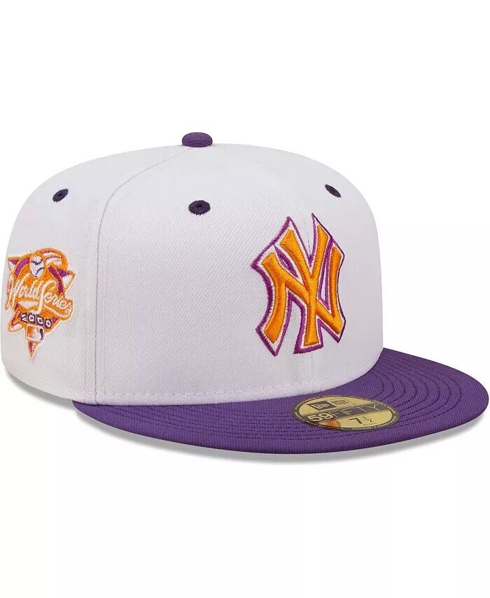 Мужская белая, фиолетовая облегающая шляпа New York Yankees World Series 2000 Grape Lolli 59Fifty New Era
Мужская белая, фиолетовая облегающая шляпа New York Yankees World Series 2000 Grape Lolli 59Fifty New Era