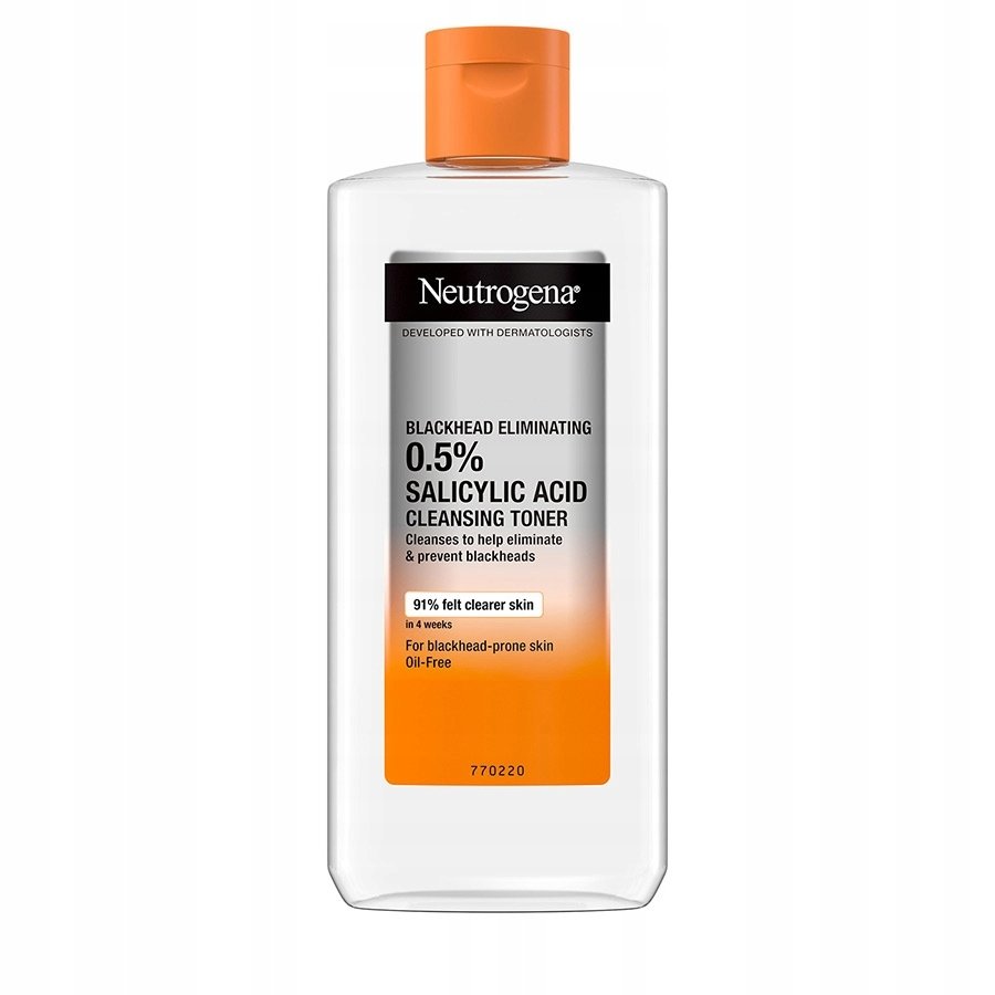 Neutrogena Blackhead Eliminating Cleansing TONIC с салициловой кислотой 200m
Neutrogena Blackhead Eliminating Cleansing TONIC с салициловой кислотой 200m