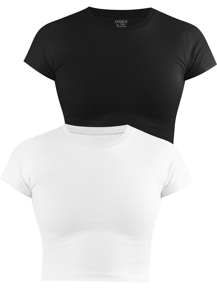 Футболка Janice hochgeschlossen Nerano, черный/белый
Футболка Janice hochgeschlossen Nerano, черный/белый