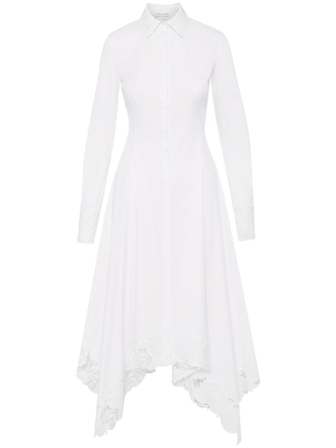 Oscar de la Renta платье с асимметричным подолом и цветочным принтом, белый
Oscar de la Renta платье с асимметричным подолом и цветочным принтом, белый