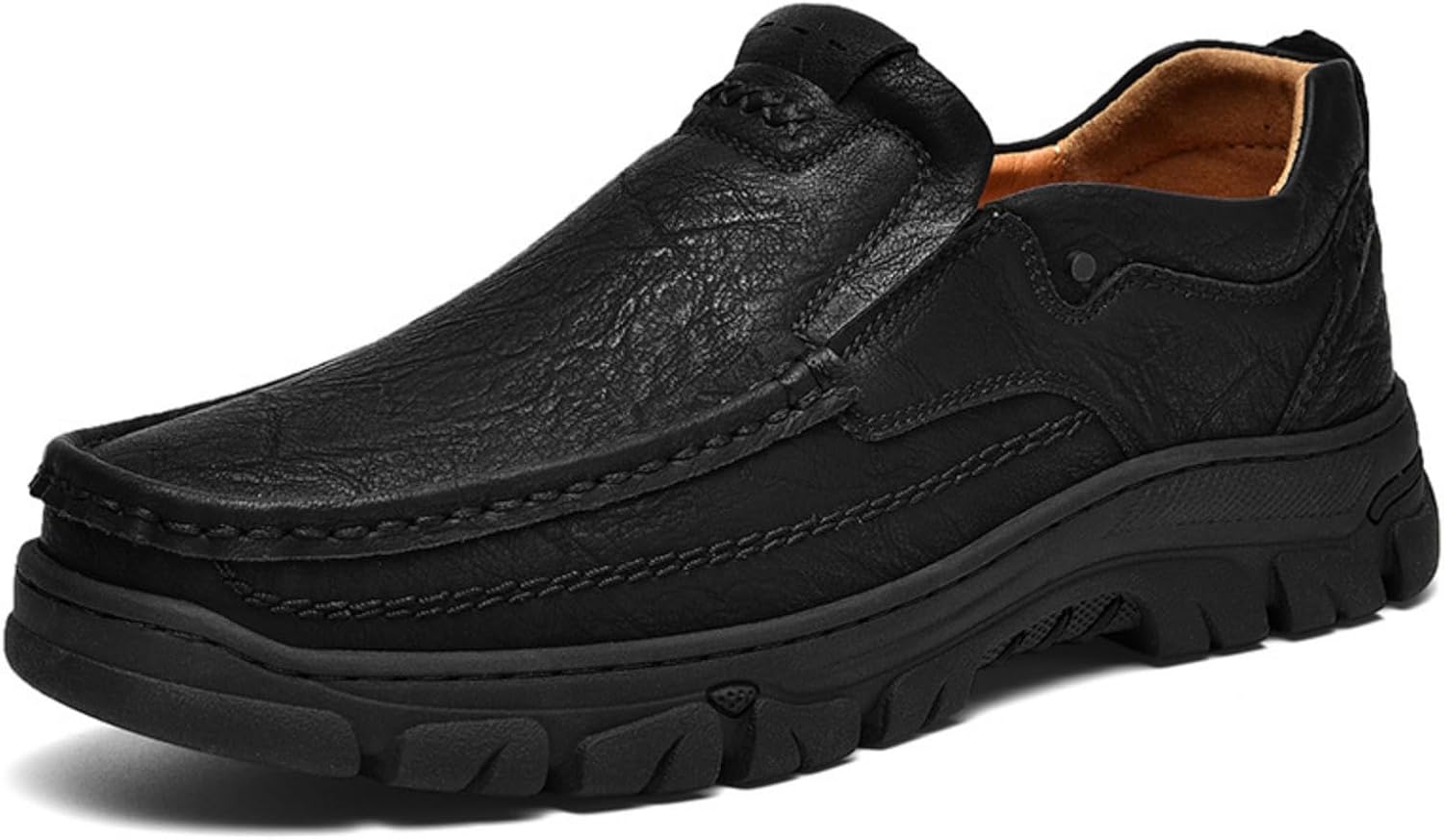 Мужские повседневные кожаные туфли - съемные кожаные лоферы с противоскользящей подошвой и дышащим ручным дизайном, подходящие для деловой одежды, вождения, работы и офиса Houdbdol, черный
Мужские повседневные кожаные туфли - съемные кожаные лоферы с противоскользящей подошвой и дышащим ручным дизайном, подходящие для деловой одежды, вождения, работы и офиса Houdbdol, черный