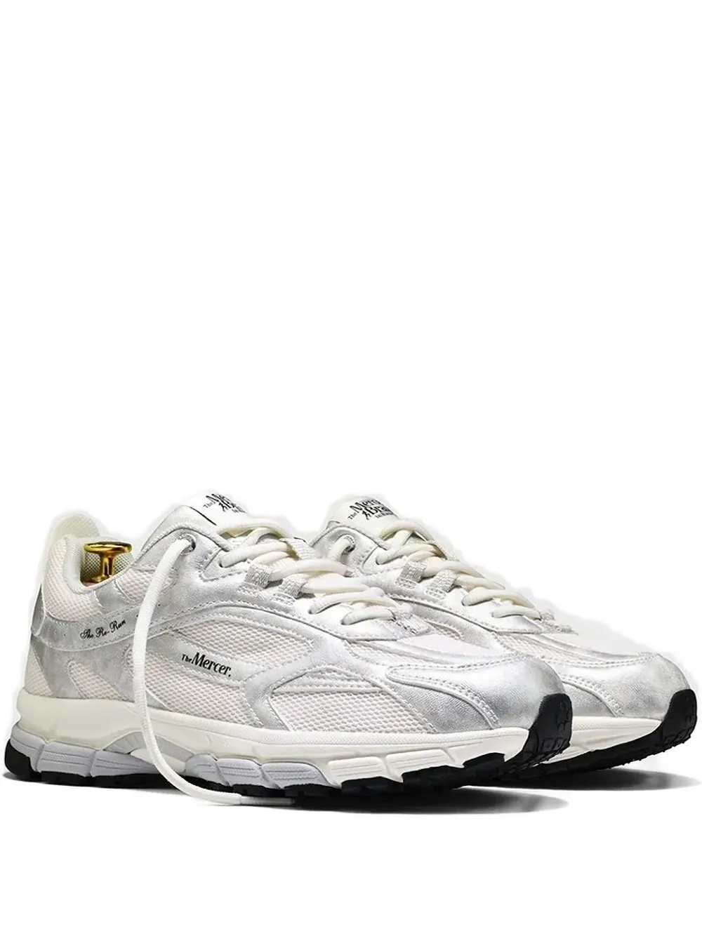 Кроссовки с эффектом металлик The Mercer Brand, белый
Кроссовки с эффектом металлик The Mercer Brand, белый