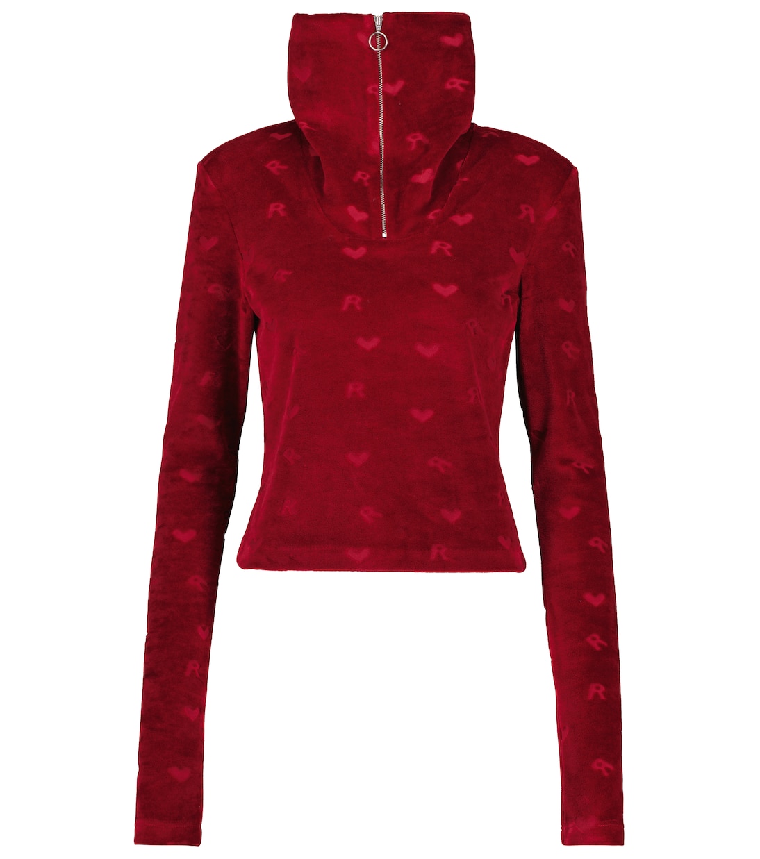 Топ из бархата Mona с застежкой-молнией на половину длины ROTATE Sunday 3 Rotate, Cabernet
Топ из бархата Mona с застежкой-молнией на половину длины ROTATE Sunday 3 Rotate, Cabernet